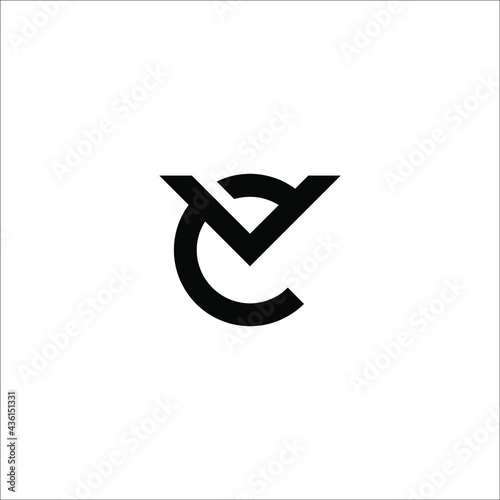 letter VC logo design 