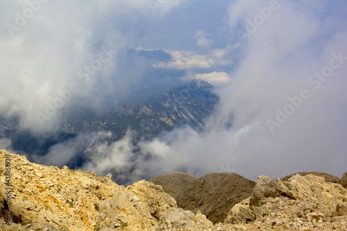 landscape with clouds and mountains in Antalya, Turkey © dogmer