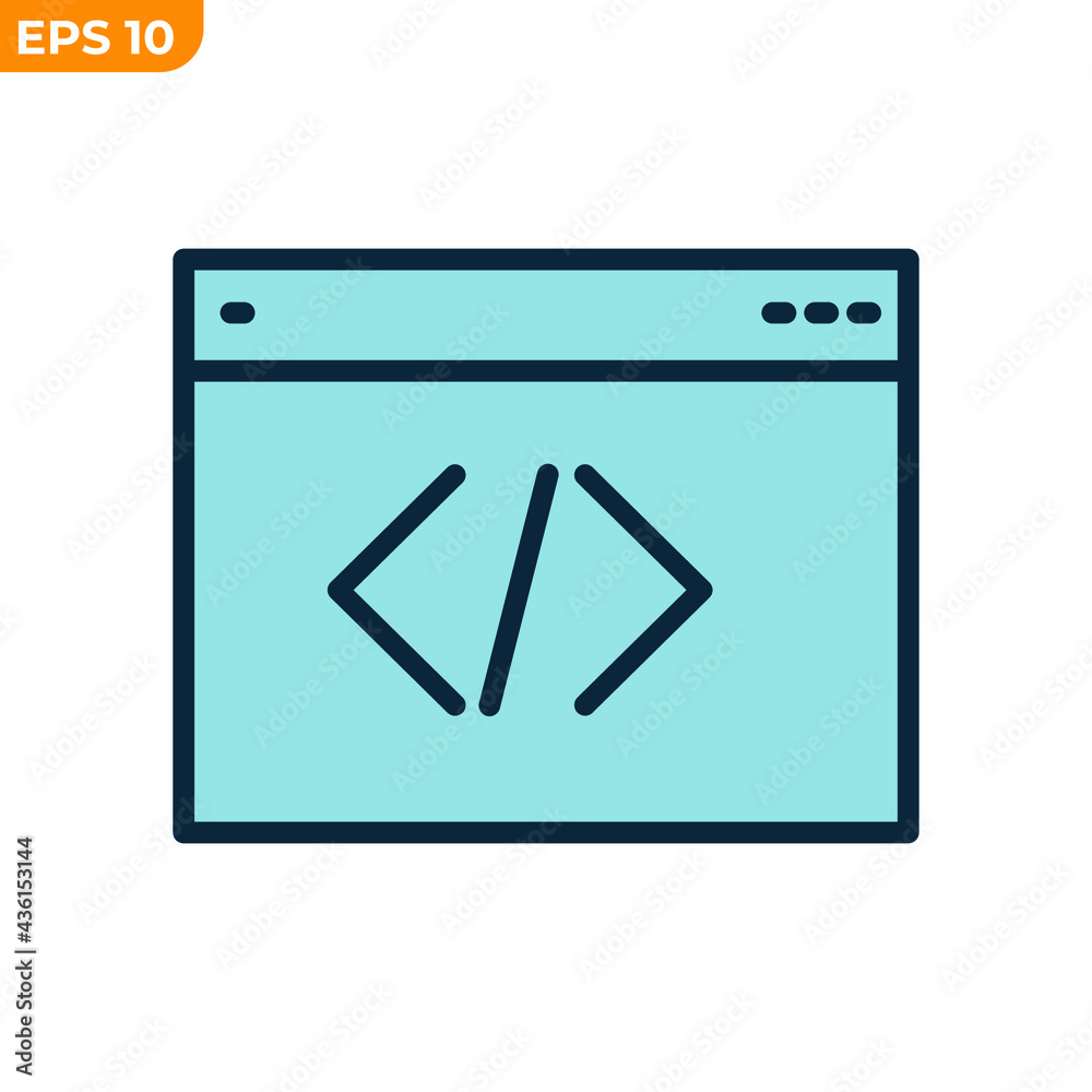 custom coding icon symbol template for graphic and web design collection logo vector illustration custom coding icon symbol template for graphic and web design collection logo vector illustration