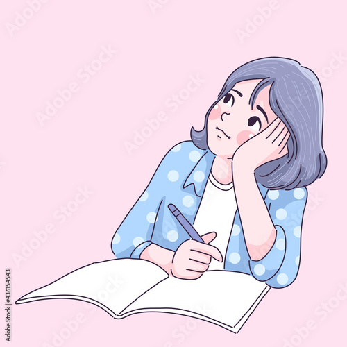 student feeling hard with homework