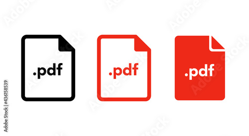 pdfファイルのアイコンセット