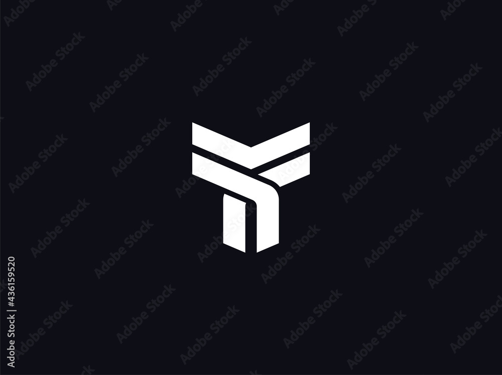 letter Y monogram logo design template letter Y monogram logo design template
