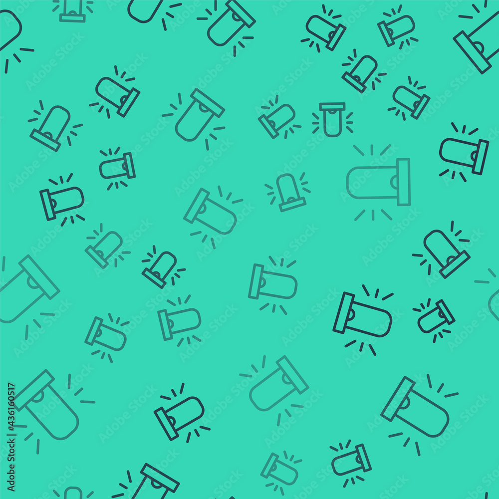 Set Flasher siren icon isolated on black and white background. Emergency flashing siren. Vector Set Flasher siren icon isolated on black and white background. Emergency flashing siren. Vector