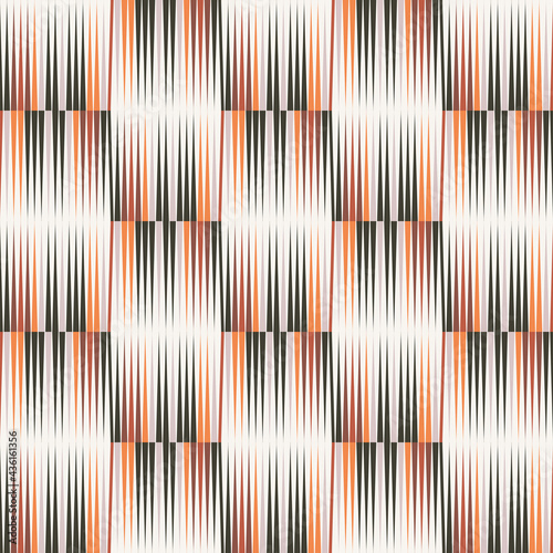 Abstract Geometric Vector Pattern With Op Art Effect