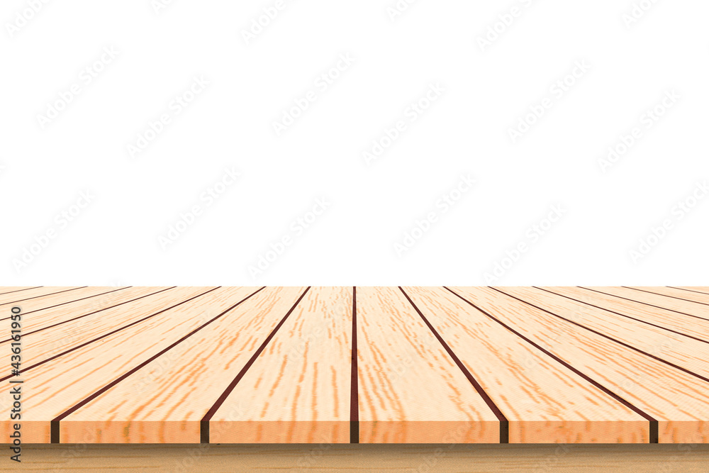 wooden table and floor on white background. wooden table and floor on white background.
