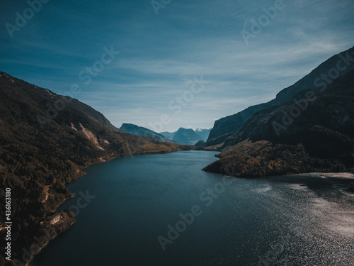 view on the molveno lake © andriy