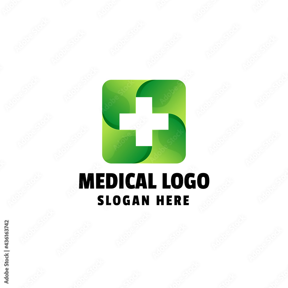 Medical Gradient Logo Template Medical Gradient Logo Template