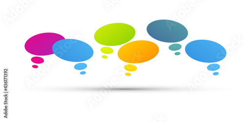 icona, fumetto, dialogo, comunicazione, 