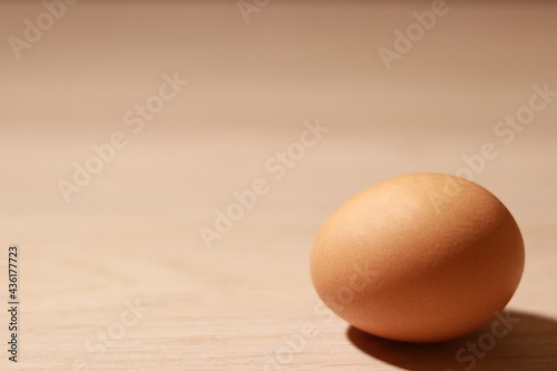 One egg on the table
