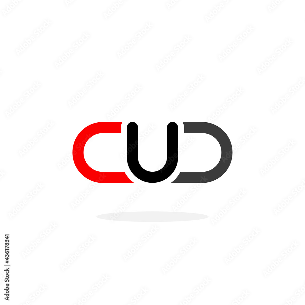 Pharmacy Pill Logo Icon Letter U Pharmacy Pill Logo Icon Letter U