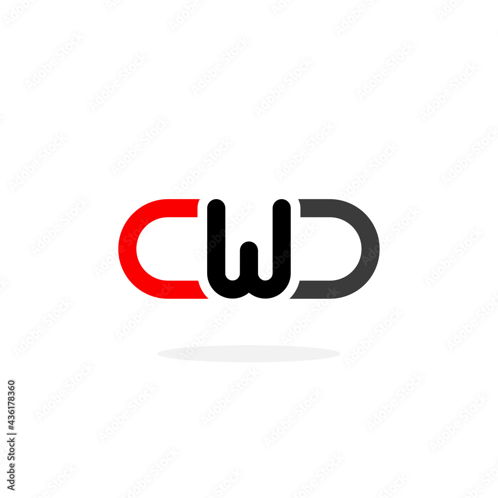 Pharmacy Pill Logo Icon Letter W