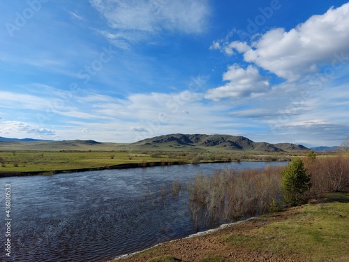 River landscape view