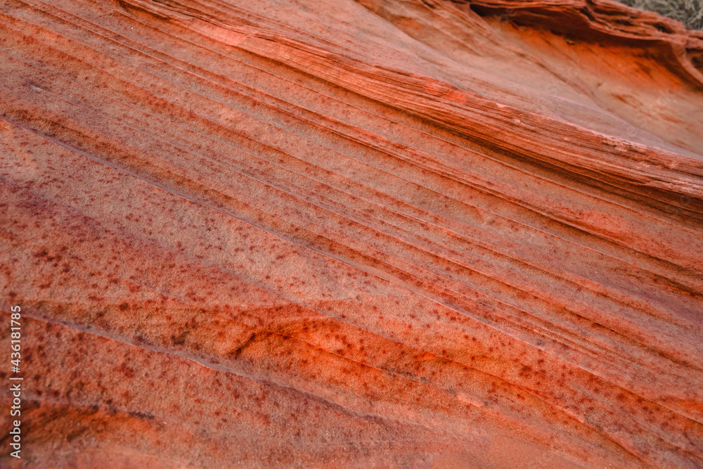 Red Sandstone Rocks in a Canyon in Page, Arizona Red Sandstone Rocks in a Canyon in Page, Arizona