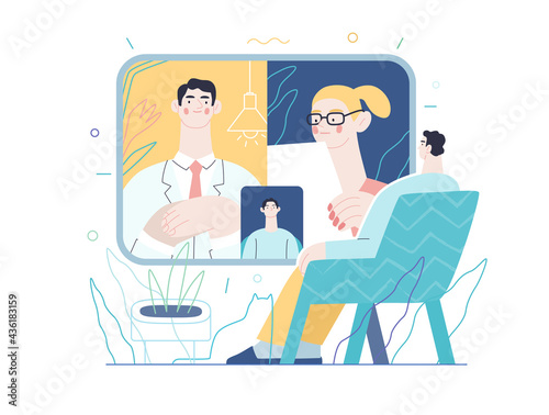 Medical video conference - medical insurance - online doctor service