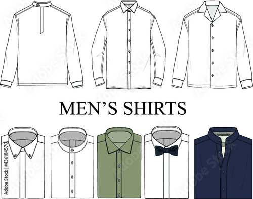 men's shirts, men's shirt, shirt sketch, shirt illustration, shirts