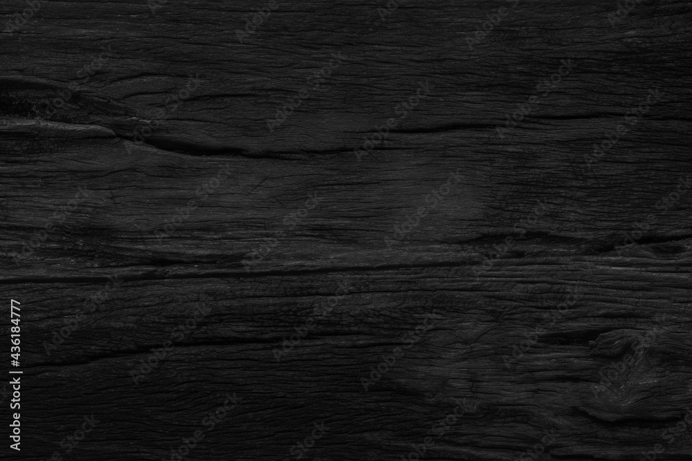 Naklejka premium Wood Dark background texture. Blank for design
