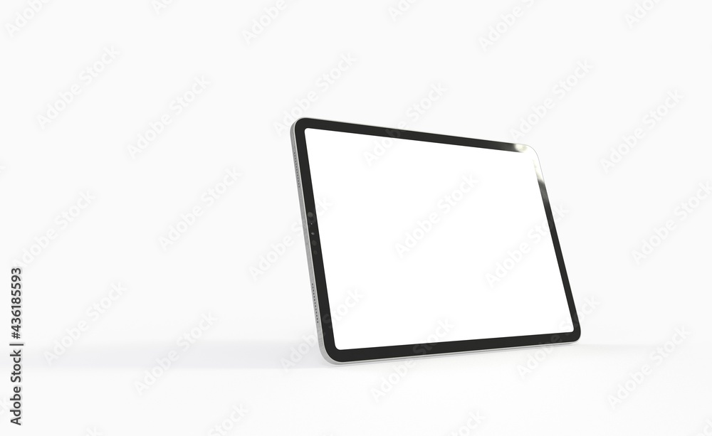 Tablet 3d computer with blank screen Tablet 3d computer with blank screen