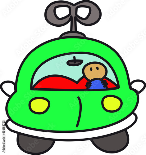 coche cuerda