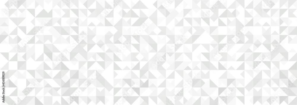 Abstract geometric background triangles. Triangular wallpaper pattern design. Minimalist grey and white triangles. Halftone monochrome modern design. Triangles pattern background brochure