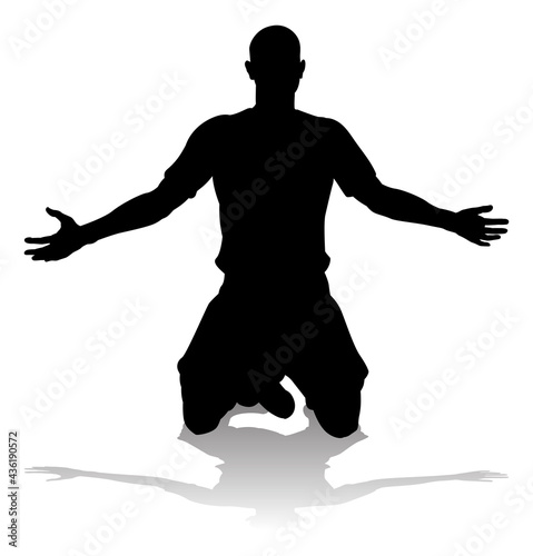 Soccer Football Player Silhouette photo