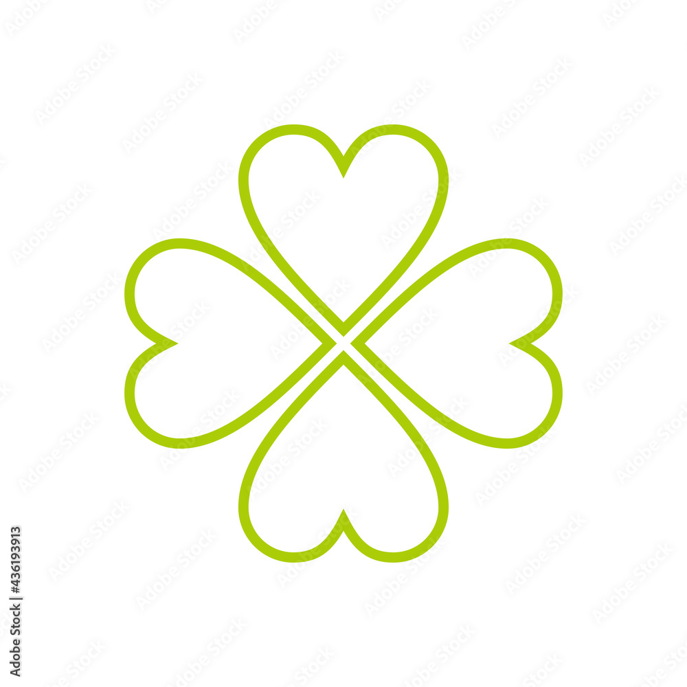Four Leaf Clover icon design template vector Four Leaf Clover icon design template vector
