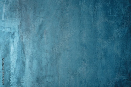 Turquoise metallic texture decorative plaster. 