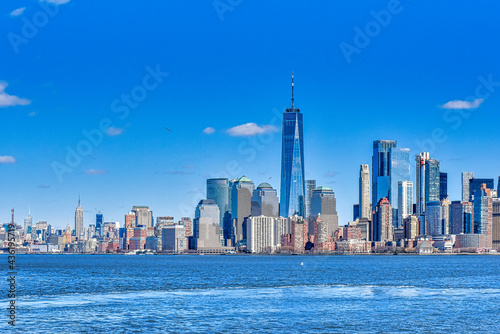 Skyline of New York City during the daytime, USA