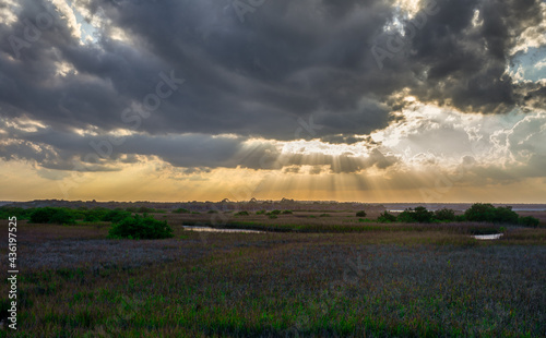 Фотография Beautiful sunset at Matananza inlet near St. Augustine Florida