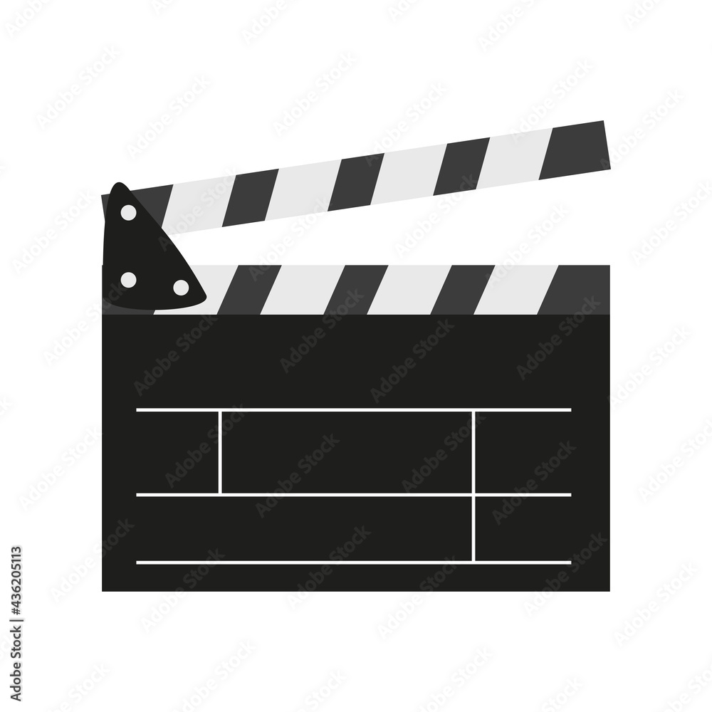 Fototapeta premium clapperboard movie film