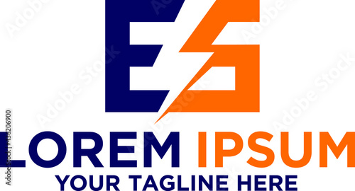 Energy Electricity, Initial E & S logo