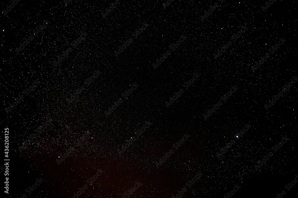 Fototapeta premium Stars on a clear and black sky