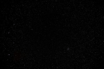 Stars on a clear and black sky