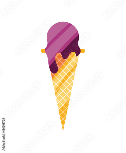 ice cream in a cone