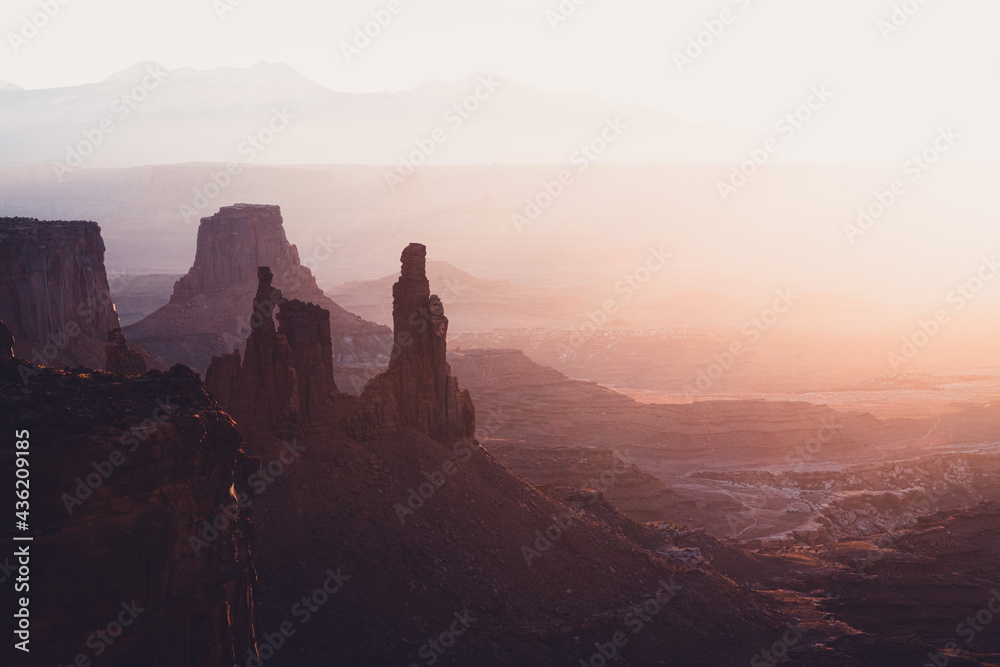 Canyon Lands Dreamy Sunrise