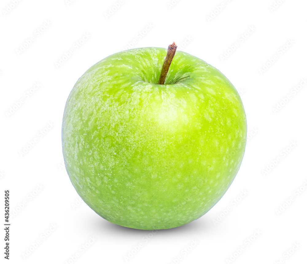 Fresh green apple isolated on white background Fresh green apple isolated on white background