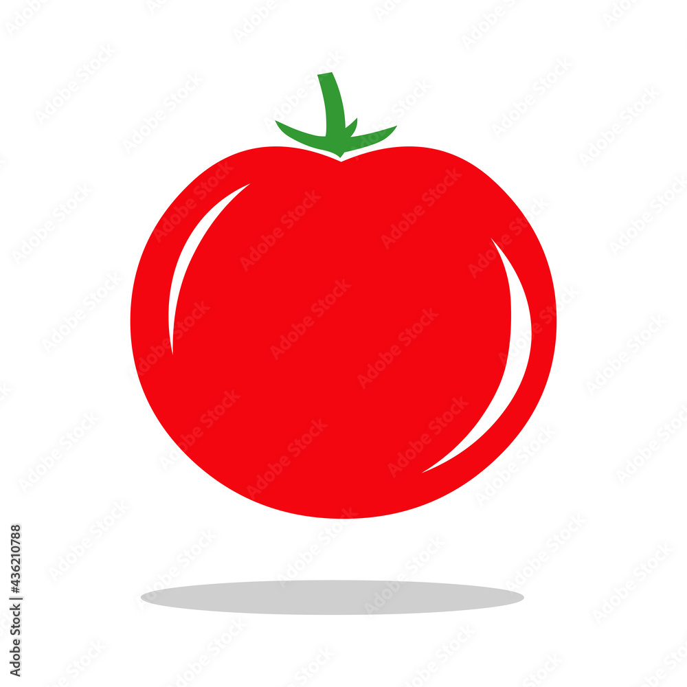 Tomato icon logo vector illustration isolated Tomato icon logo vector illustration isolated