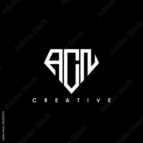 ACN Letter Initial Logo Design Template Vector Illustration