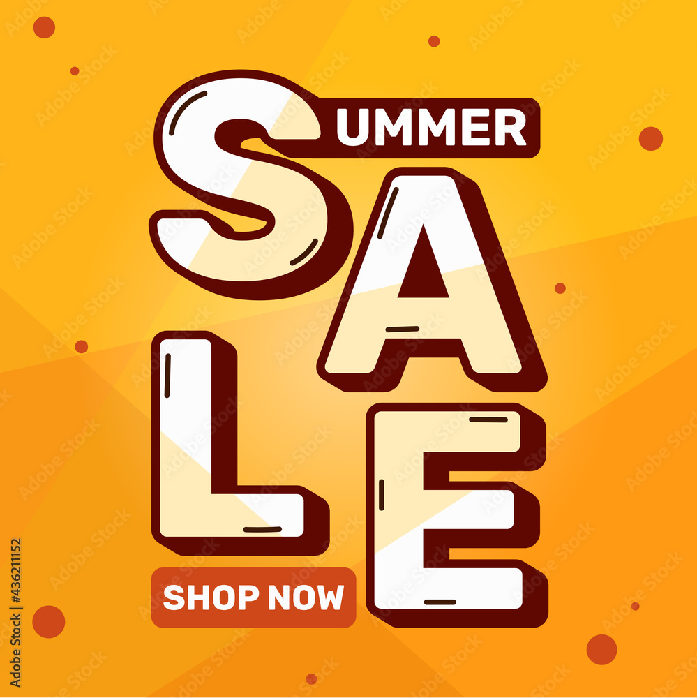Summer sale promotion vector template banner for promotion and advertising. Summer sale promotion vector template banner for promotion and advertising.