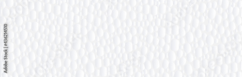 Vector abstract texture of  white styrofoam, polystyrene background. photo