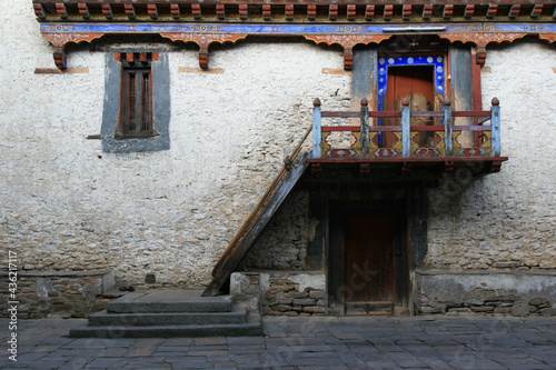 wangdicholing palace in jakar (bhutan)  photo