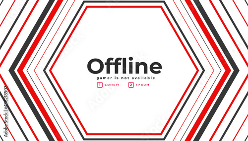currently offline twitch gaming banner design