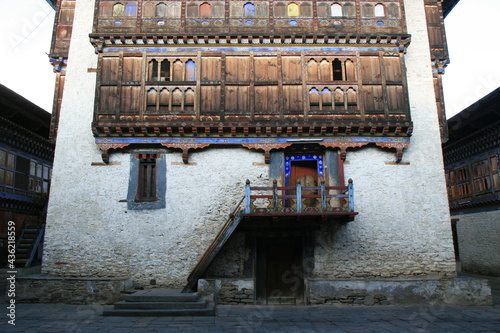 wangdicholing palace in jakar (bhutan)  photo