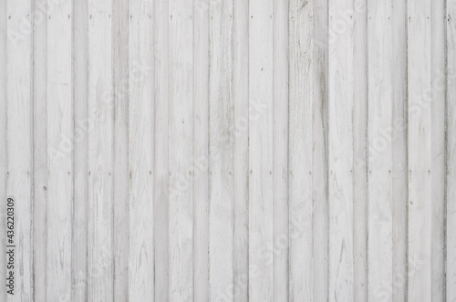 White rustic wood wall background 