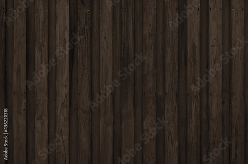 Dark brown rustic wood wall background 