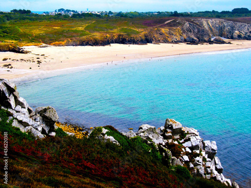 PENHIR, Pointe de Pen-Hir, Brittany, France, Europe photo