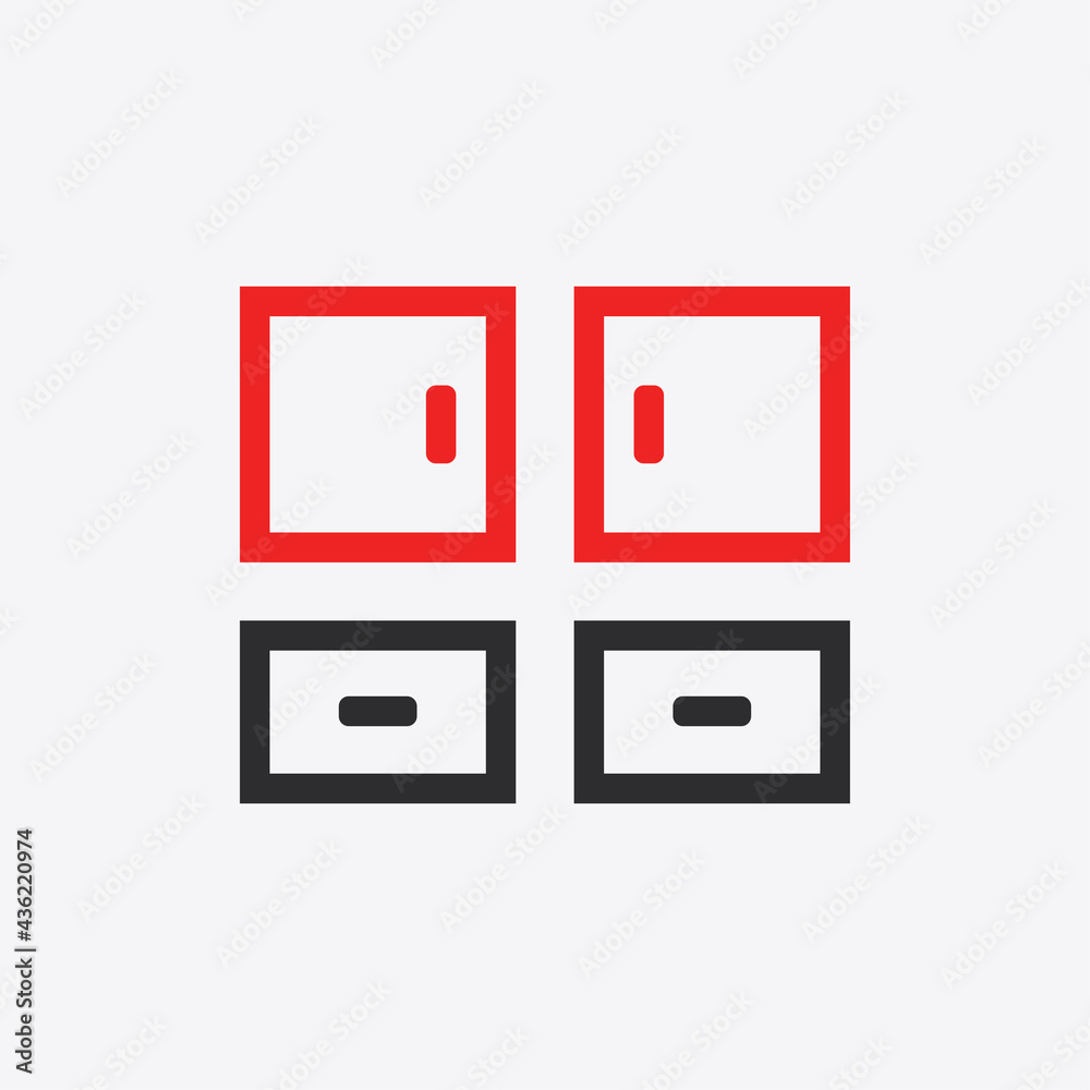 Furniture icon vector design illustration Furniture icon vector design illustration