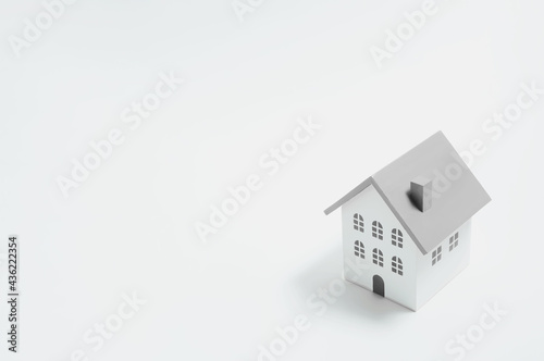 Foto Miniature house. House model. ミニチュアの家。住宅模型