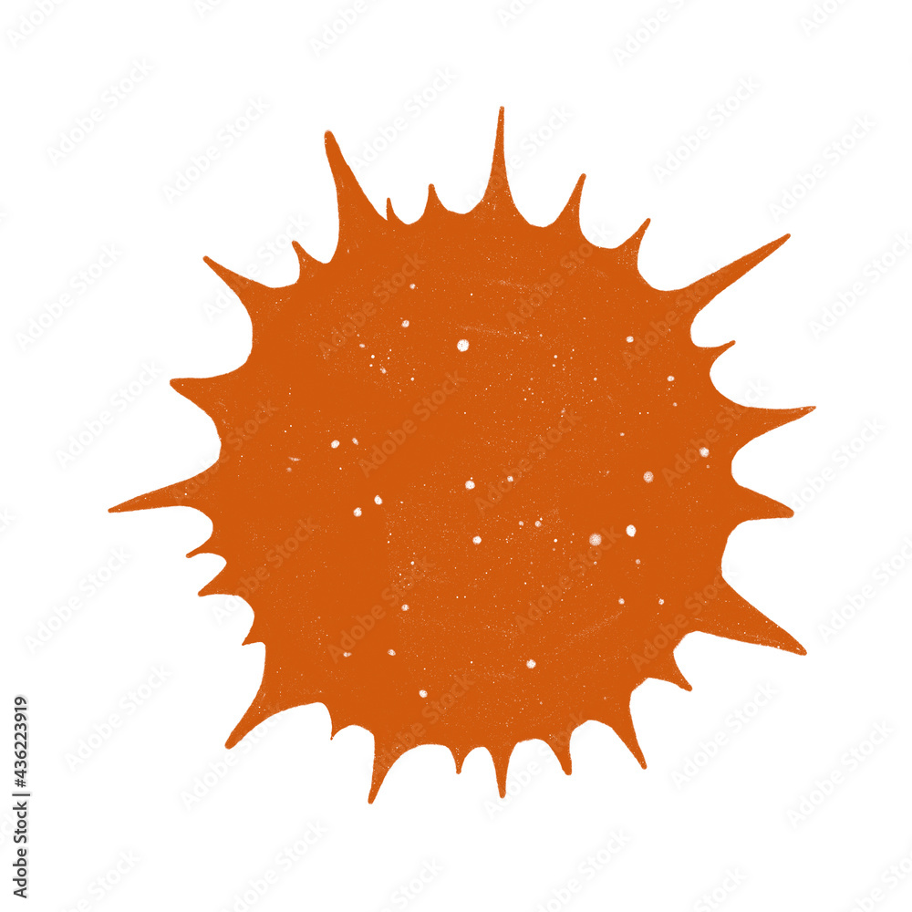 Illustration of the star. Simply Sun art. Fantasy flat isolated object. Abstract textplace. Big orange banner. Universe adventure. Astronomy sketch. Symbol of future. Cosmos concept. Illustration of the star. Simply Sun art. Fantasy flat isolated object. Abstract textplace. Big orange banner. Universe adventure. Astronomy sketch. Symbol of future. Cosmos concept.
