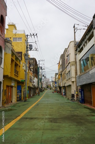 Goza Gintengai city in Okinawa, Japan - 日本 沖縄 銀天街