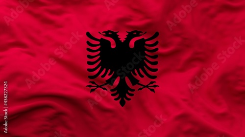 flag of albania photo